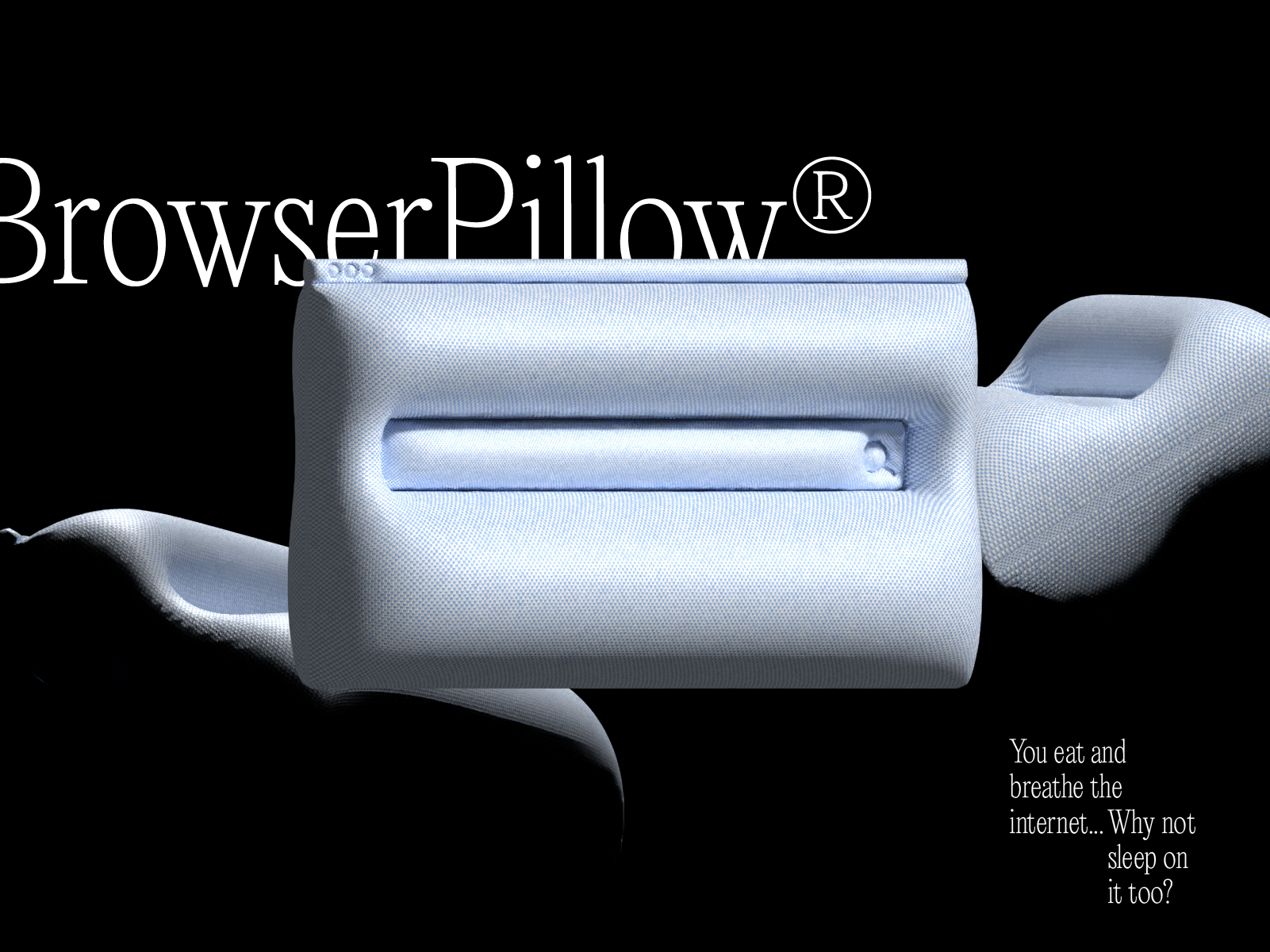 Browser Pillow Print Ad